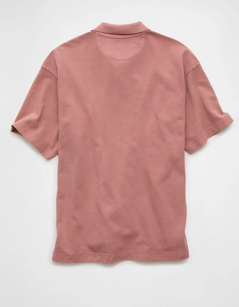 American Eagle  AE Boxy Polo Shirt for Men | Best Price UAE